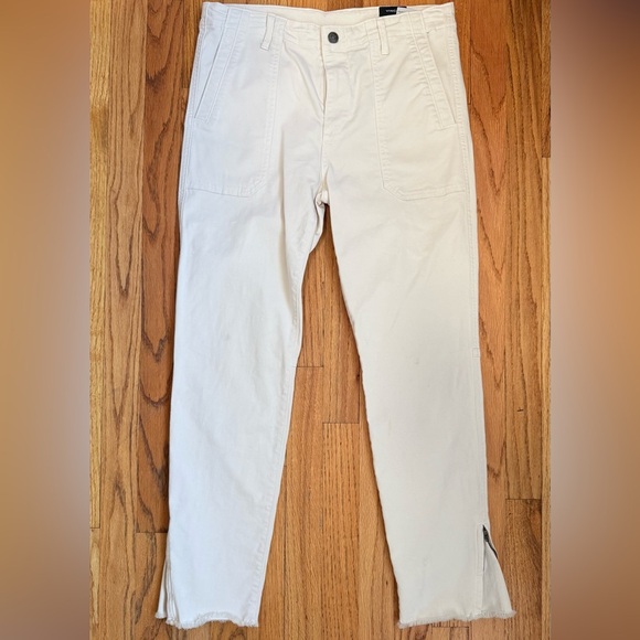 Vince Other - Vince Women’s High Waisted Ivory Cotton blend Pants 7/8  size 31